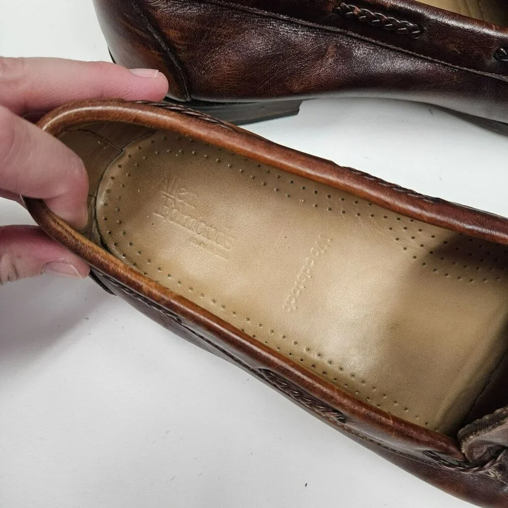 Allen Edmonds‎ Mens Woodstock Leather Tassel Slip On Loafers Made USA 11.5 D